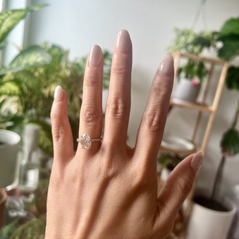 Concierge Diamonds - Rose Gold Oval Diamond Pave - Jewelry Near Me - Los Angeles, California