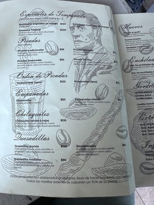 Menu photo 1 Sabor Veracruzano Puerto Vallarta, JAL