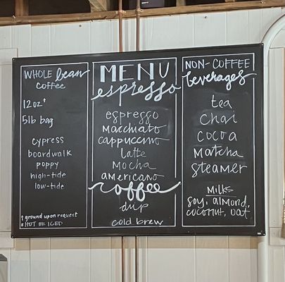 Menu photo 2 Deltina Coffee Roasters Oceano, CA