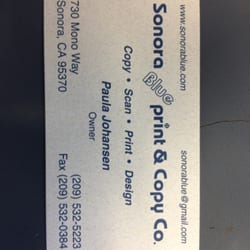Sonora Blueprint & Copy Co