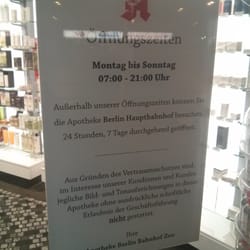 Apotheke Berlin Bahnhof Zoo - Zoo Apotheke Öffnungszeiten