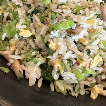 Ding's Garden - Veggie mustard greens seaweed fried rice - Taiwanese Near Me - Arcadia, California Ding's Garden - Veggie mustard greens seaweed fried rice - Taiwanese Near Me - Arcadia, California