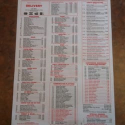 Asian Garden - Menu