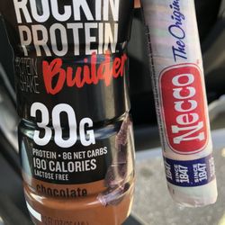 Dollar General - Protein drink and a Necco