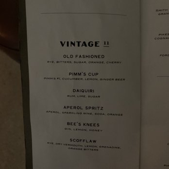 Garage - Menu 5/2019 - Cocktail Bars Near Me - Austin, Texas