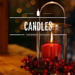 Newlands Home & Garden Centre - Christmas candles at Newlands Home and Garden Centre