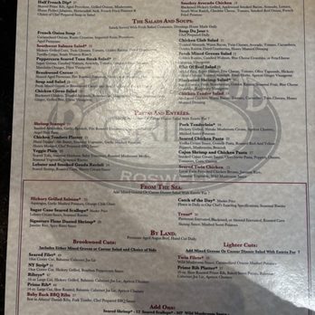 Brookwood Grill - Menu and Sat/Sun Brunch Menus - American Near Me - Roswell, Georgia