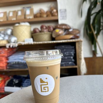 Gusto Bread - Iced Dulce de Leech with Oat. - Bakeries Near Me - Long Beach, California