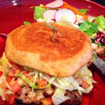 SOL Mexican Cocina - Lunch chicken torta with a side salad - Bars Near Me - Denver, Colorado SOL Mexican Cocina - Lunch chicken torta with a side salad - Bars Near Me - Denver, Colorado