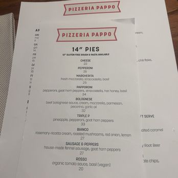 Pizzeria Pappo - Pizza menu - Pizza Near Me - Alameda, California Pizzeria Pappo - Pizza menu - Pizza Near Me - Alameda, California