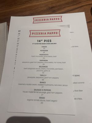 Menu photo 4 Pizzeria Pappo Alameda, CA Menu photo 4 Pizzeria Pappo Alameda, CA