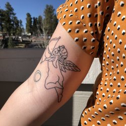 New cherub tattoo by mikey