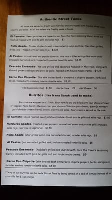 Menu photo 6 Taco The Town Brunswick, ME