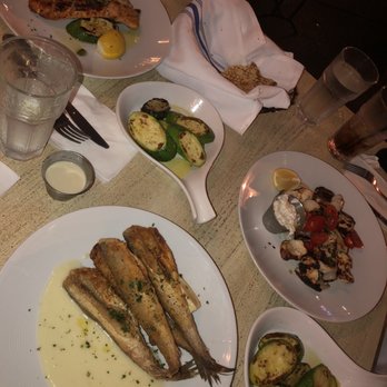 Aliada - Salmon Fillet , Chicken Kebab , pan fried whiting fish - Greek Near Me - Astoria, New York