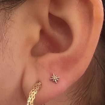 Rainbow Piercing & Jewelry - Second Lobe Piercing - Piercing Near Me - Corona Del Mar, California Rainbow Piercing & Jewelry - Second Lobe Piercing - Piercing Near Me - Corona Del Mar, California