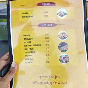 Dosa Place - Menu - Indian Near Me - Sterling, Virginia