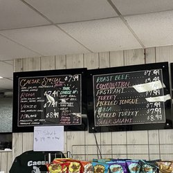 Caesar's II Delicatessen - Menu