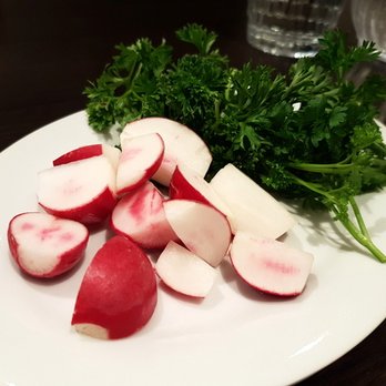 Shater Abbas Restaurant - Raw radishes and cilantro - Persian/Iranian Near Me - Vaughan, Ontario Shater Abbas Restaurant - Raw radishes and cilantro - Persian/Iranian Near Me - Vaughan, Ontario