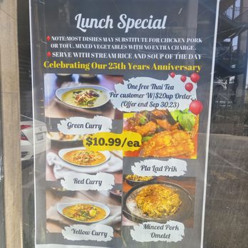 Thai Purple - Menu - Thai Near Me - Alhambra, California