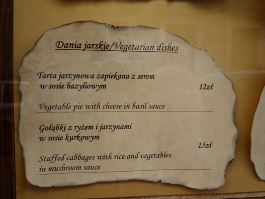 Menu photo 1 Bogdan Tałach Restauracja Bohema Kraków, MA