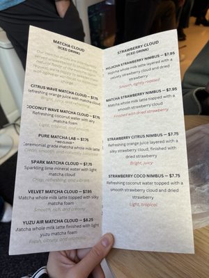 Menu photo 1 Origin Lab Coffee & Matcha San Francisco, CA Menu photo 1 Origin Lab Coffee & Matcha San Francisco, CA