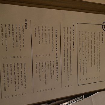 Ocean Prime - Menu - Seafood Near Me - Beverly Hills, California