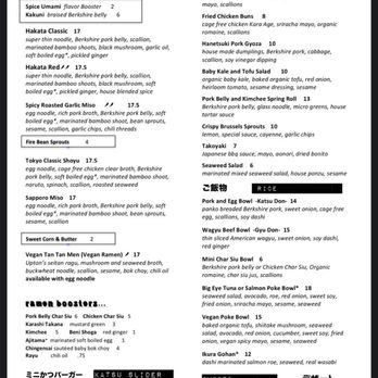 Ramen Wasabi - Menu - Ramen Near Me - Chicago, Illinois