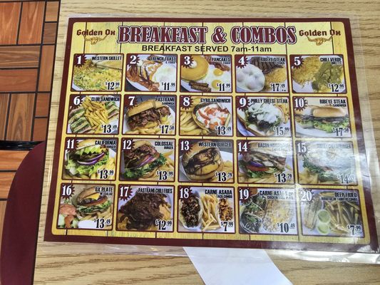 Menu photo 5 Golden Ox Bakersfield, CA