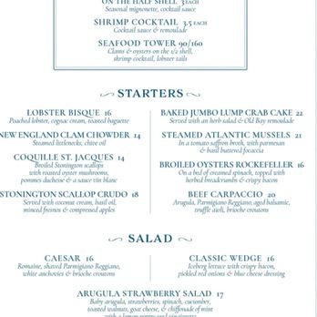 Jeremiah's Restaurant - From their website - American Near Me - Mystic, Connecticut