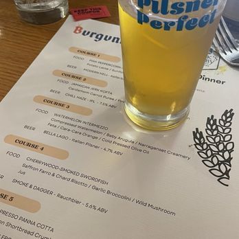 Burgundian - Beer dinner menu - Food Trucks Near Me - Attleboro, Massachusetts