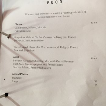 Starward New World Distillery - Meat and cheese options with suggested pairings - Distilleries Near Me - Port Melbourne, VIC