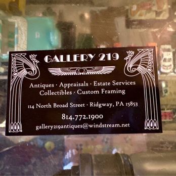 Gallery 219 Antiques - Antiques Near Me - Ridgway, Pennsylvania Gallery 219 Antiques - Antiques Near Me - Ridgway, Pennsylvania