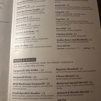 WILD - Menu - New American Near Me - New York, New York WILD - Menu - New American Near Me - New York, New York