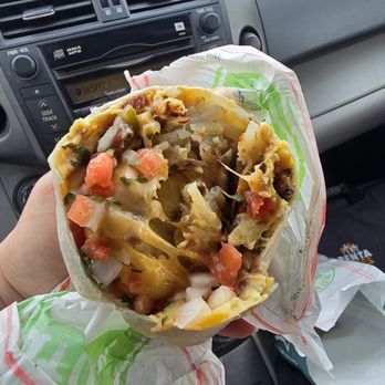 Farmer Boys - Inside bacon burrito - Burgers Near Me - Bakersfield, California