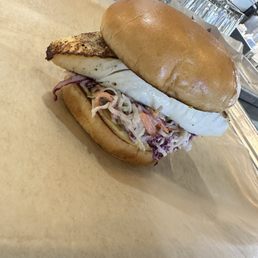 Halibut sandwich Halibut sandwich
