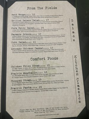 Menu photo 3 Prairiefire Elk City, OK Menu photo 3 Prairiefire Elk City, OK