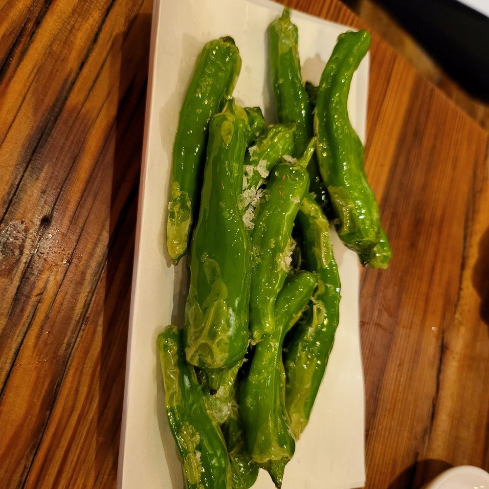 Grilled Shishuto Peppers Grilled Shishuto Peppers
