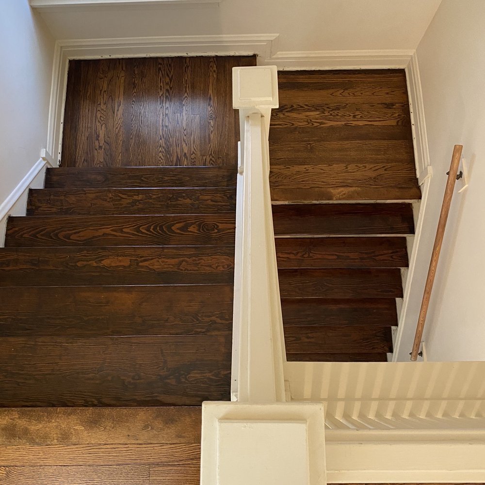 Perfect Hardwood Flooring - Finished stairs and landings - Flooring Near Me - Chicago, Illinois Perfect Hardwood Flooring - Finished stairs and landings - Flooring Near Me - Chicago, Illinois