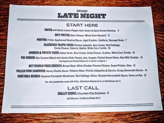 Menu photo 3 DryHop Brewers Chicago, IL