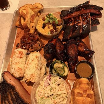 Apocalypse BBQ - Ribs, brisket, wings and pulled pork - sides coleslaw, Mac and cheese loaded, street corn and cornbread - Food Trucks Near Me - Miami, Florida