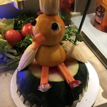 Norwegian Cruise Lines - Breakaway - Fruit carving at the buffet - Boat Tours Near Me - Miami, Florida Norwegian Cruise Lines - Breakaway - Fruit carving at the buffet - Boat Tours Near Me - Miami, Florida