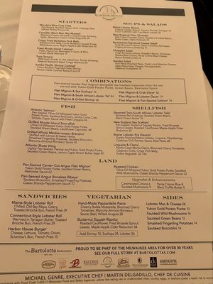 Menu photo 1 Harbor House Milwaukee, WI