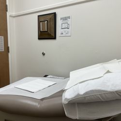 Amy Falcone, MD. - 05/26/2026 exam table with paper wear...not much to put on...lol