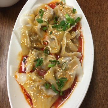 Wu' s Shanghai Dumpling - Pork and vegetable wontons in spicy sauce - Shanghainese Near Me - Edison, New Jersey Wu' s Shanghai Dumpling - Pork and vegetable wontons in spicy sauce - Shanghainese Near Me - Edison, New Jersey