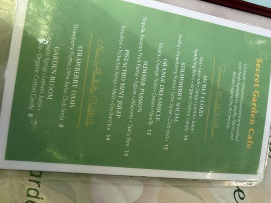 Menu photo 4 Secret Garden Cafe Sedona, AZ Menu photo 4 Secret Garden Cafe Sedona, AZ