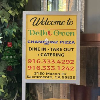 Delhi Oven - Signage - Indian Near Me - Sacramento, California