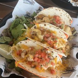 Reel Inn Restaurant & Dock Bar - Shrimp tacos