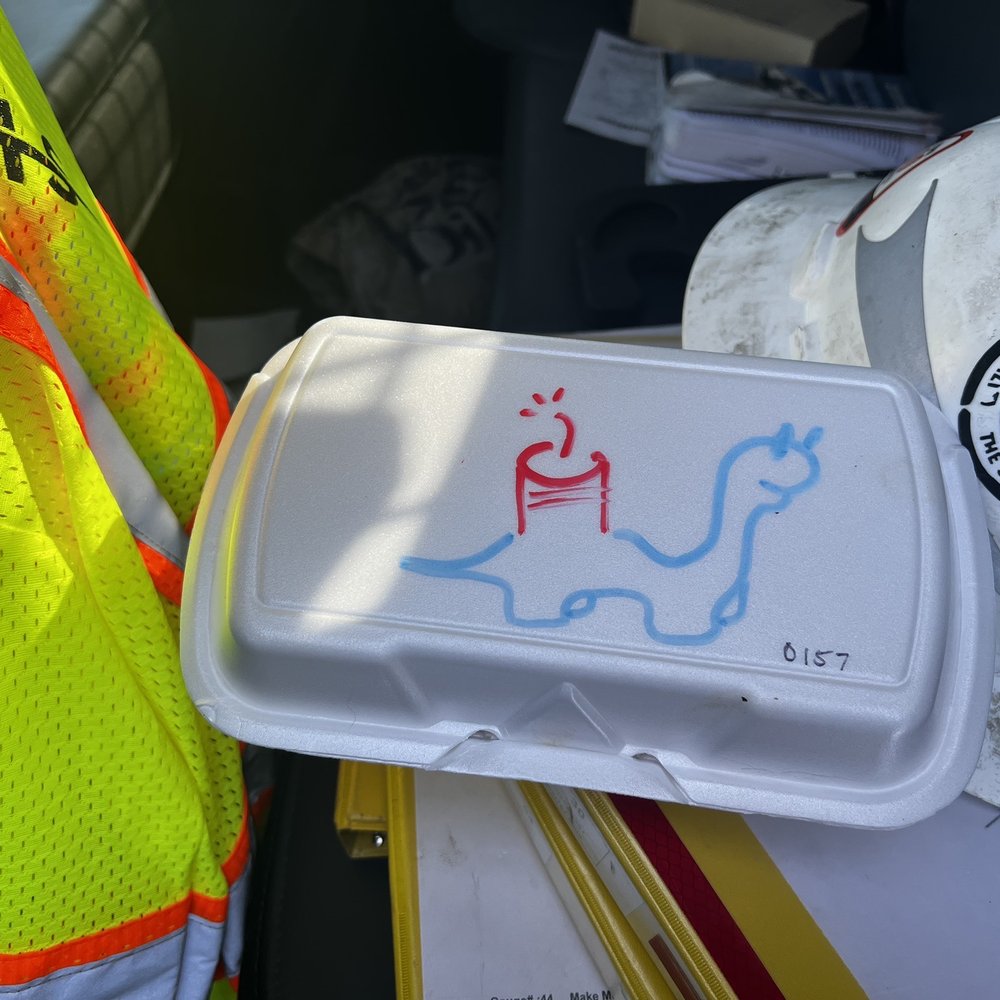 Cheese Rex - a styrofoam container with a sticker on it - Sandwiches Near Me - Idaho Falls, Idaho Cheese Rex - a styrofoam container with a sticker on it - Sandwiches Near Me - Idaho Falls, Idaho