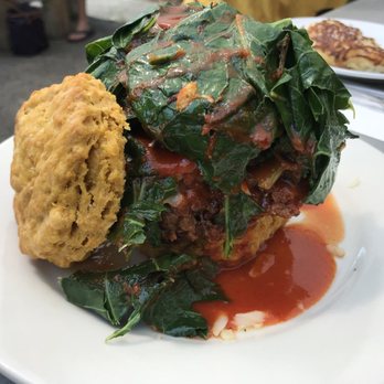 Handsome Biscuit - Fried chicken with greens! - Breakfast & Brunch Near Me - Norfolk, Virginia