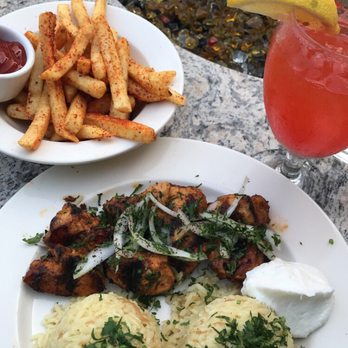 Zaytoon - Chicken kabab with fries & a house made strawberry lemonade... d e l i c i o u s. - Lebanese Near Me - Santa Barbara, California Zaytoon - Chicken kabab with fries & a house made strawberry lemonade... d e l i c i o u s. - Lebanese Near Me - Santa Barbara, California